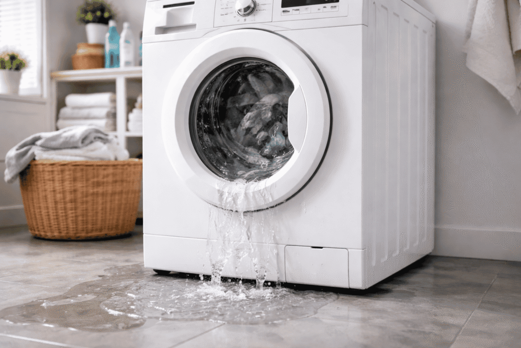 Causas y reparaciones para una lavadora que pierde agua