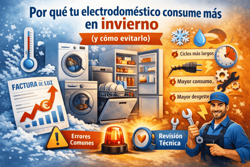 Recomendaciones técnicas para mantener al mínimo el consumo de tus electrodomésticos