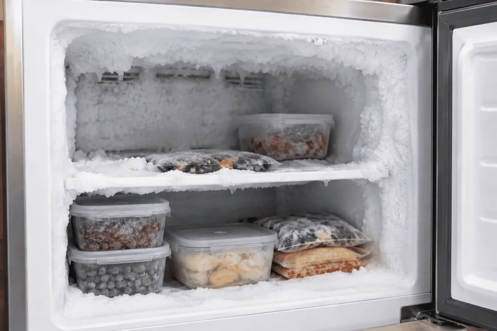 La nevera no enfría bien después del verano: causas, señales y qué hacer 5 Un exceso de hielo en el congelador impide que el frigorífico funcione como debe